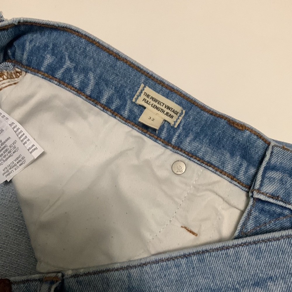 Madewell Perfect Vintage Full Length High Rise Jeans, size 32 - Picture 11 of 11